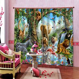 high quality Blackout Curtain HD printing beautiful scenery Window 3D Curtains For Living Room Bedroom Hotel darkened interior cortina blackout