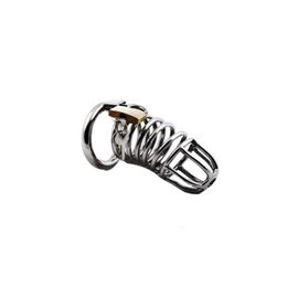 chastity devices for men Australia - Penis Cock Massager Sex Toy 2022 Super Small Stainless Steel Male Lock Ring Trumpet Cage Chastity Device Bdsm Equipment Toys for Men