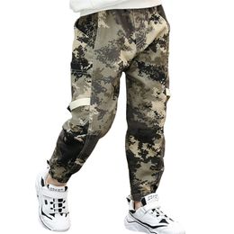 Baby Boys Sport Pants Camouflage Print Trousers For Boys Patchwork Children Pants Casual Style Clothes For Boys 210412