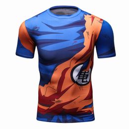 Men's T-Shirts Training Shirt Digital Sublimation Printed Rash Guard Gym Running Top For MenMen's