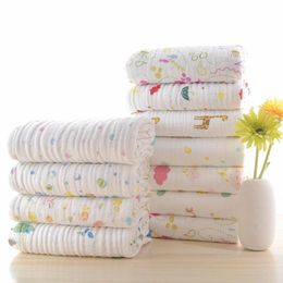 Blankets & Swaddling Six-layer Gauze Bath Towel, Baby's Cotton Blanket Size 110x110cm Large Supply Baby For Borns XS27