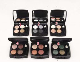 New 4 Colour Eye Shadow Palette Glitter OMBRE A PAUPIEPES EFFETS MULTIPLES Shimmer Eyeshadow 6pcs