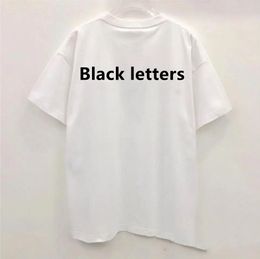 2022 Fashion Women And Men Tops Summer Female Letter Appliques Luxury Brands T-Shirt Ladies High Quality leisure couple short sleeves