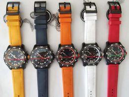 Hot Selling 5 styles Top Quality Mens Wristwatches 44mm 316 L black steel case 1884 Multi-function Chronograph Workin Sapphire VK Quartz Movement Men's Watch