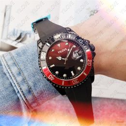 High Quality Top Model Fashion Watch Quartz Imported Movement Clock Waterproof Stainless Steel Case Rubber Strap Mission Runway Calendar Mens Wristwatches