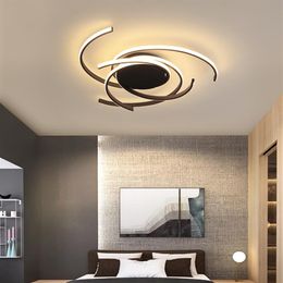 modern living room ceiling lights NZ - Modern LED Ceiling Light Aluminum Chandelier Lighting for Living room Bedro254z