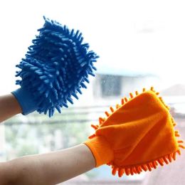 wholesale Chenille Microfiber Scratch-Free Car Wash Mitt Double Sided Household Cleaning Tools Cleaning Gloves Organisation Mitts thick DH84