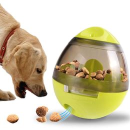 Creative Pet Tumbler Interactive Feeders Dog Shaking Food Dispenser Leak Ball Funny Puzzle Dog Self Feeding Toy Puppy Play Bowl Fe248w