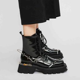 Trendy series New thick soled square head Martin spring decorated motorcycle short fashion sweet cool boots children