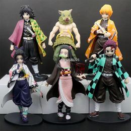 Neueste Anime Dämon Slayer Kimetsu keine Yaiba figur Kamado Nezuko Action-figuren Anime Abbildung Modell Spielzeug Puppe 14-21 cm