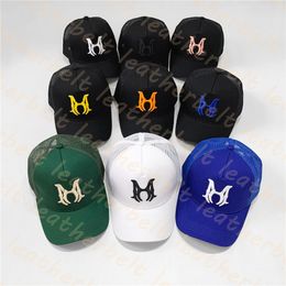 Beach Mesh Visor Cap Classic Letter Peaked Cap Women Men Designer Golf Caps Adjustable Cotton Baseball Hat