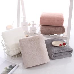 Towel 2pcs Coral Velvet Bath For Adult Soft Absorbent Quick-drying Bathroom Bamboo Sets