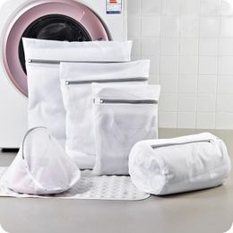 Laundry Bags Bra Long-sleeved Underwear Underpants Socks Wash Protection Foldable Zipper Bag Set Clothing Organiser