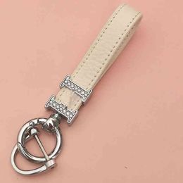 High Quality Luxury Keychain Brand Designer Letter h Men Ladies Car Bag Car Keyrings House Key Ring