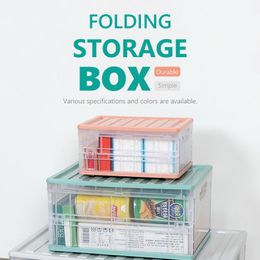 Storage Boxes & Bins S/M/L Size Box Basket Folding Case Collapsible Crate Desktop Holder Dustproof Odourless 3 Colour