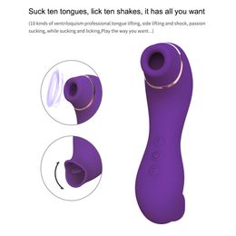 New sexy Toys Suck Tongue Licking Vibrator for Women Masturbator Products Shop Couple Clitoris Breast Vibradores Woman