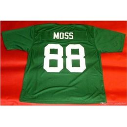 Chen37 Custom Men Youth women Vintage CUSTOM MARSHALL THUNDERING HERD #88 RANDY MOSS Football Jersey size s-5XL or custom any name or number jersey