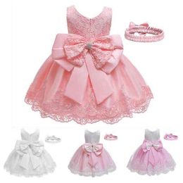 Girls First Birthday Dress for Newborn Baby Toddler Princess Carnival Dresses Kids Girl Party Prom Gown Vestidos Dress Girl G220506