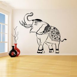 Wall Stickers Thailand Animal Sticker Lucky Elephant Trunk Up Home Decoe Decals Beauty Cute Poster Mural W360Wall StickersWall