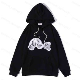 Fashion v Hoodies 21ss Mens Women Designer Hoodie Sweater Sweatshirts Streetwear t Shirt Goose Canada Jackets Pa of Ow White Fog M3