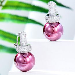 Dangle & Chandelier Kellybola Luxury Retro Big Pearl Pendant Earrings For Gorgeous Fashion Women Bridal Geometric Oval Super Gift 2022 Chand