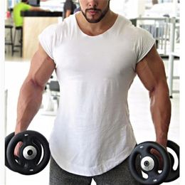 Brand Fitness Men Clothes Muscle Gorilla Solid Gym Tank Tops Hip Hop Vest Street Wear Slim fit Sleeveless shirt 210308
