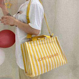 Love bags Sum Korean Mahen. j Niche Brand Same Stripe Small Horizontal One Shoulder Messenger Handbag 220516