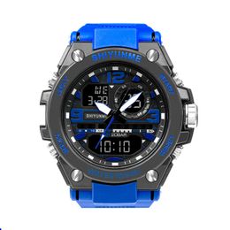 2022 cwp Waterproof watches Male Sport Clock SMAEL Brand Red Colour LED Electronics Chronograph Auto Date Wristwatch Outdoor Sports gift P2