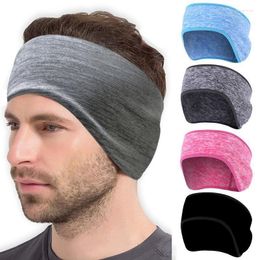 Berets Fleece Headband Winter Outdoors Sports Ear Warmers Polar Muffs Covers Running Sport Sweatband Earmuffs Unisex Davi22