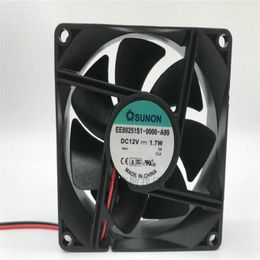 SUNON EE80251S1-0000-A99 12V 1.7W 8CM 8025 2 line fan