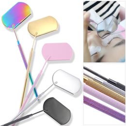 Multifunction Eyelash Mirror Magnifying Beauty Long Handle Mirror For Checking False Eyelash Extension Grafting Tools