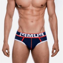 Breathable Sexy Underwear Men Jockstrap Briefs Cotton Comfortable Mens Underpants Mens Panties Gift Comfortable Simple 220505