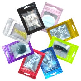 Multi-sizes and Colours Zip Lock Packing Bags Flat Bottom Jewellery and Necklace Decoration Ornament Zipper Sealing Pouches