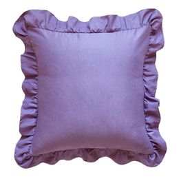 Pillow Vintage Ruffled Pillowcase Luxurious Envelope Closure Style Available In A Variety Of ColorsPillow