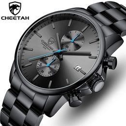 Watches for Men Warterproof Sports Mens Watch CHEETAH Top Brand Luxury Clock Male Business Quartz Wristwatch Relogio Masculino 220530