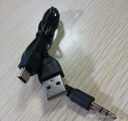 50cm USB Mini Male to Male USB 2.0 5pin Standard + 3.5mm AUX Audio Jack Connexion Adapter Cable for Speaker Mp3 MP4 Player