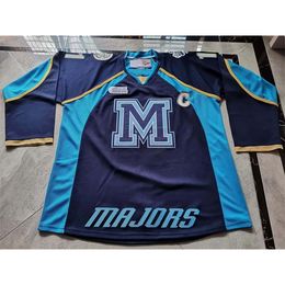 UF Özel Hokey Jersey Erkekler Gençlik Kadın Vintage Mississauga St. Michael's Mors Casey Cizikas Lise Boyutu S-6XL veya herhangi bir isim ve numara forması