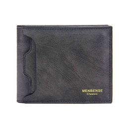 wallets Men Wallet Brand Business Vintage Short Wallets Bifold Multifunction Credit Id Card Holder Casual Designer Purse 220628