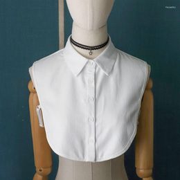 Bow Ties Unisex Formal Blouse Tops Fake Collars For Women Suits Detachable Collar Mens False Decorative Fier22