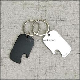 Dog Tag Opener Aluminium Alloy Military Pet Id Card Tags With Portable Small Beer Bottle Rra12066 Drop Delivery 2021 TagId Supplies Home G