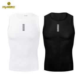 YKYWBIKE Men Cycling Base Layer Summer Jersey Cycling Vest Reflective MTB Road Bike Bicycle Vest Mesh Underwear Cycling Clothing 220507