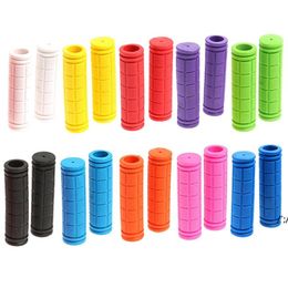 Party Favour Rubber Bike Handlebar Grips Cover BMX MTB Mountain Bicycle Handles Anti-skid Bicycles Bar Grip Fixed Gear Parts JLB14915