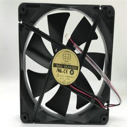 Wholesale fan: B1402512EH 12V 0.60A 14025 Two-wire double-ball 14cm computer chassis cooling fan