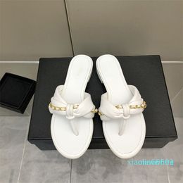 Fashion-Slippers Luxurys woman sandals slippers versatile solid color women flat shoes temperament non slip leisure indoor Hotel Beach Shoe5