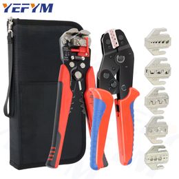 Crimping Tools Set 7pcs Interchangeable Jaw For XH2.54/DuPont2.54/2.8/4.8/6.3/ Non-Insulated/Ferrule Terminals Ratcheting Pliers 220428