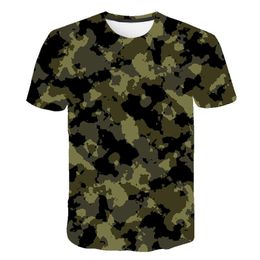 Camo T Shirt Camouflage Streetwear Men Women Fashion Oversized Tshirts Kids Boy Harajuku Tees Tops Combat Military Army Shirts 220608