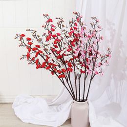 Decorative Flowers & Wreaths Simulation Flower Plum Blossom Wreath Home Decoration Artificial Outdoor Living Room Wedding Party Theme Decora