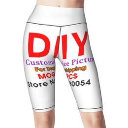 Noisydesigns Custom High Waisted Yoga Shorts For Women Girls Pants Ladies Cycling Soft Stretchy 2XL Dropship 220616