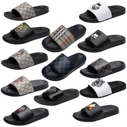 Top Quality Luxury Brand Slides Sandals Designer Slippers Shoes G Grid Pattern Avatar Beach Sandal Slipper Men Light Flip Flops Sneakers Size 39-46