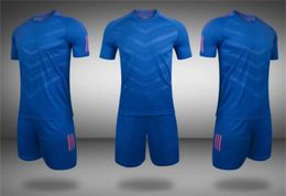 hOT 2022 MEN Design Custom Soccer Jerseys Sets Men's Mesh training Football suit adult custom logo plus number With Shorts football wear Soccer Sets sports